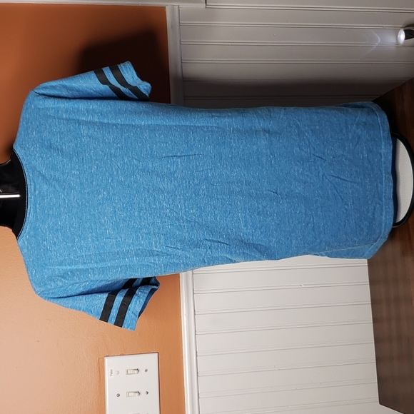 Harry Potter Ravenclaw T-Shirt V-Neck Blue Hogwarts Crest Ringer Juniors XXL - Picture 6 of 9